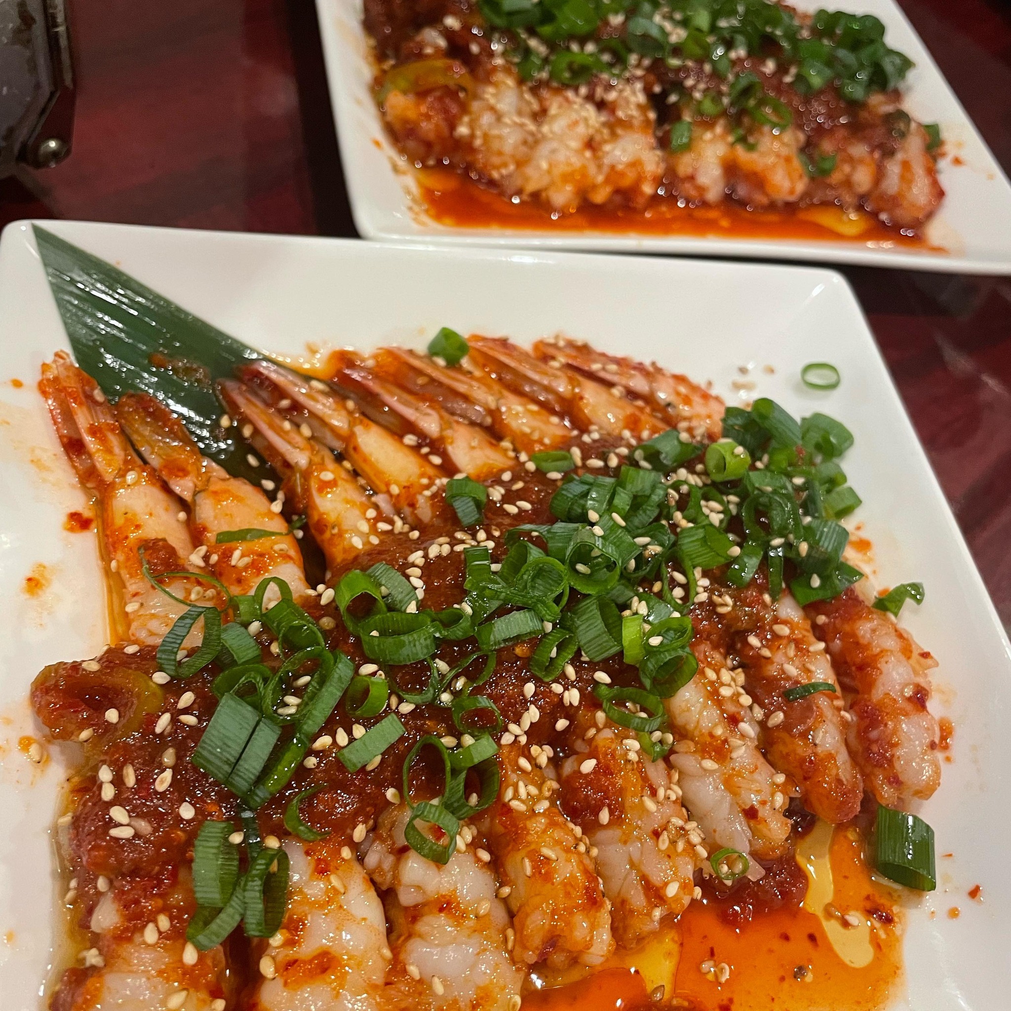 海老🦐メニュー増やします🥰
第一弾は海老キムチ
海老焼き🦐
海老スープ🥣
海老ラーメン
海老冷麺
海老しゃぶしゃぶ
今年の夏は海老押しで行きます
海老好きの方は是非
