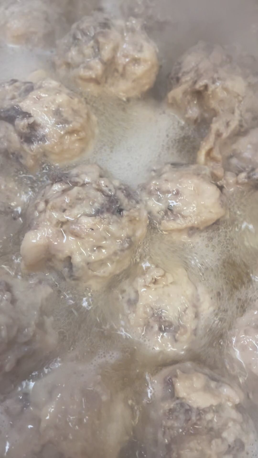 牛タンつくね出来たてです