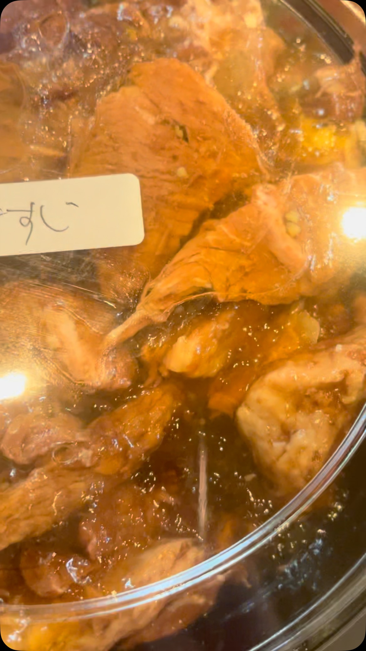 ぷるぷるコラーゲン出汁🥰
牛すじ煮込み出来ました