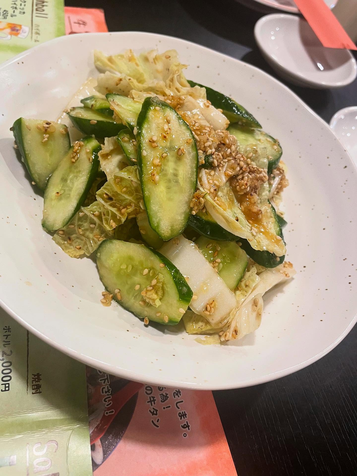 美味いきゅうりと白菜

さっぱりツマミ欲しい方
お声がけください

人気の美味いきゅうりのおつまみ版