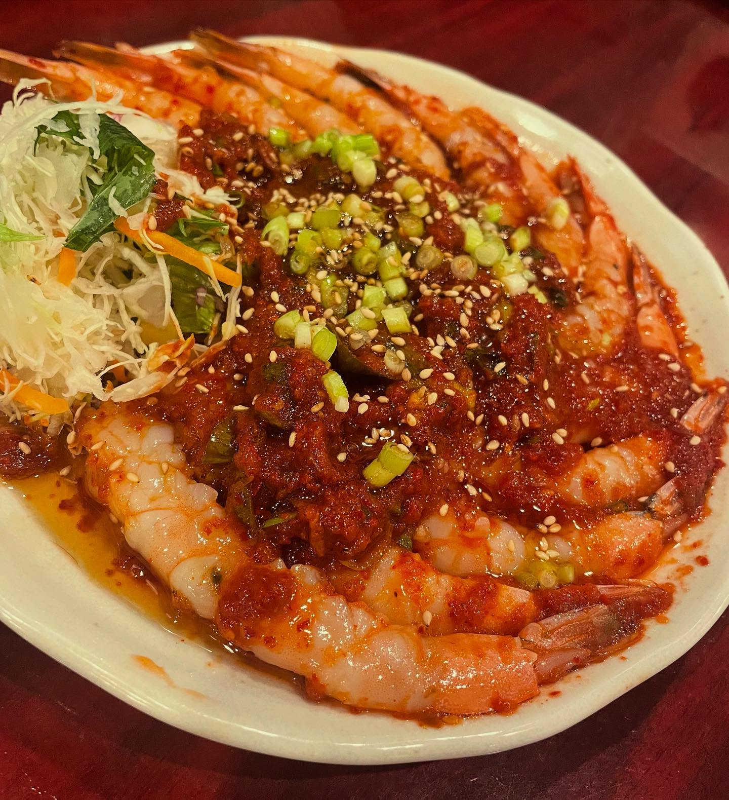 サイドメニュー1番人気🥰

海老🦐キムチ🌶

焼肉飲みの合間に

ご飯も進んじゃいます

是非お召し上がりください